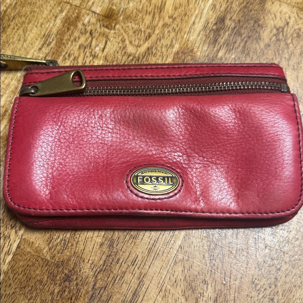 Fossil Cherry Red Wallet